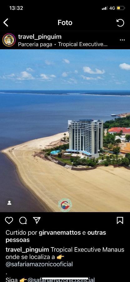 Apartamento No Tropical Executive Hotel Com Varanda, 1 Cama De Casal E 2 Camas De Solteiro Manaus Exterior photo